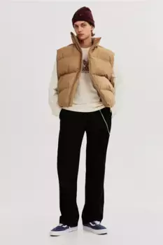 Настоящие свободные брюки чинос H&M, черный