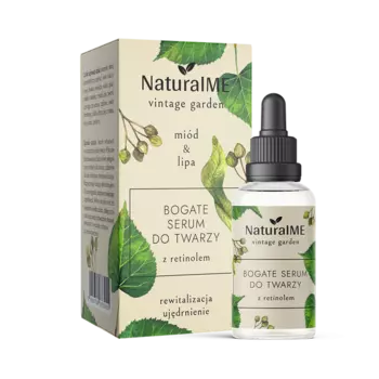 Насыщенная сыворотка для лица восстанавливающая и укрепляющая для дня и ночи с ретинолом, 30 мл Naturalme Vintage garden