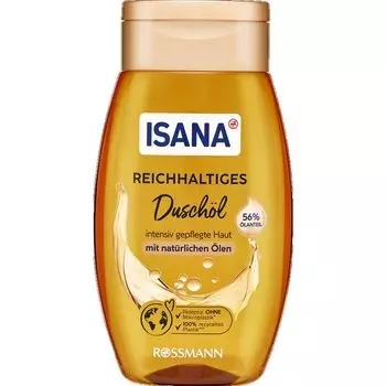 Насыщенное масло для душа ISANA, 250 ml