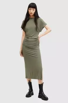 НАТАЛИ платье AllSaints, зеленый