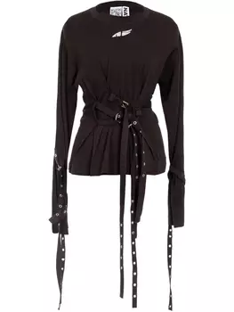 Наташа Зинько Топ с застежкой Natasha Zinko, черный