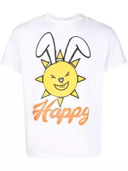 Natasha Zinko футболка с графичным принтом, белый