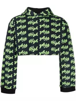 Natasha Zinko худи с принтом High, черный