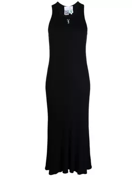 Natasha Zinko платье миди Bunny без рукавов, черный