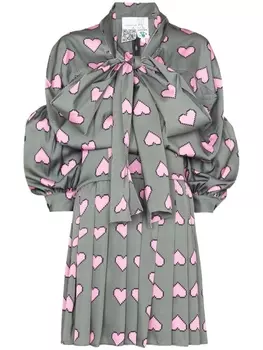 Natasha Zinko платье мини с принтом, зеленый