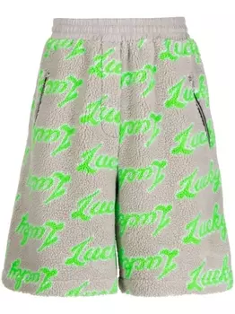 Natasha Zinko спортивные шорты с логотипом, серый