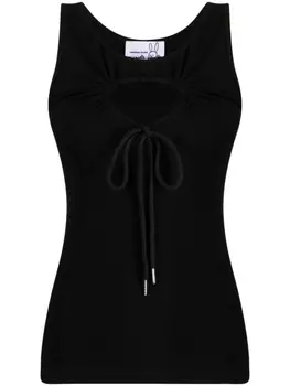 Natasha Zinko топ Heart, черный