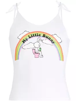Natasha Zinko топ My Little Bunny, белый