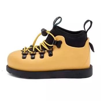 Native Shoes Обувь Native Fitzsimmons Kids Ботинки для детей, Мелок желтый | черный
