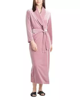 Natori Natalie Бархатный халат, фиолетовый