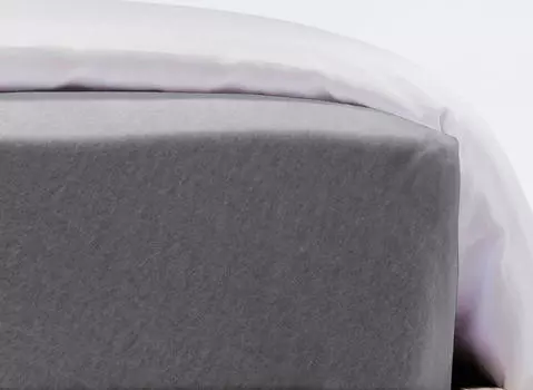 Натяжная простынь флисовый jersey jersey Fleuresse, серый