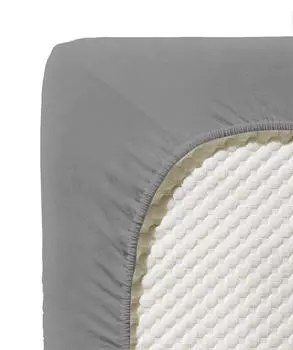 Натяжная простынь jenny c одинарный jersey Fleuresse, серый