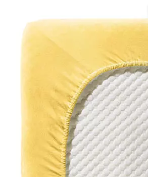 Натяжная простынь jenny c одинарный jersey Fleuresse, желтый