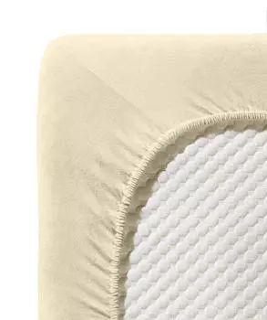 Натяжная простынь jenny c одинарный jersey Fleuresse, светло-желтый