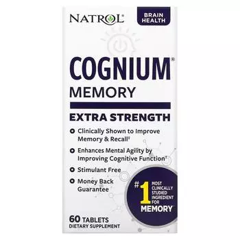 Natrol Cognium Сверхсила 200 мг 60 таблеток