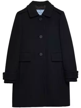 Натте бушлат Prada, черный