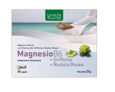 Natura Service Магний B6 Грифония Родиола Добавка 60 капсул Ligne De Plantes
