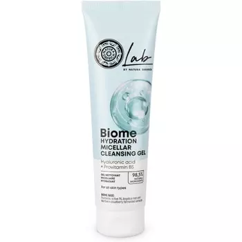 Natura Siberica Lab Biome Hydration Мицеллярный очищающий гель для лица 140 мл