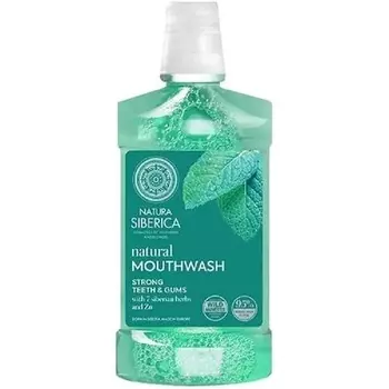 Natura Siberica Натуральный ополаскиватель для полости рта для крепких зубов и десен 520мл, Fotopharmacy