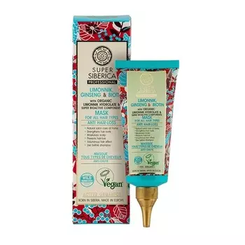 Natura Siberica Super Limonnik Маска с женьшенем и биотином для всех типов волос 100мл