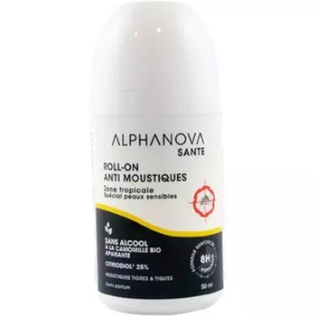 Natural Anti-Mosquito Roll-On Alcohol-Free Special Skin Alphanova