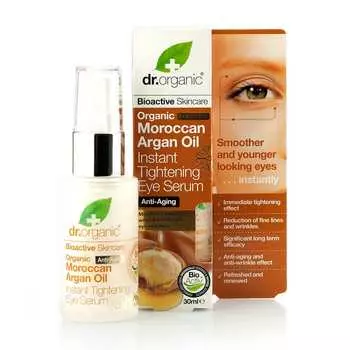 Натуральная антивозрастная сыворотка для контура глаз с аргановым маслом 30 мл Dr. Organic
