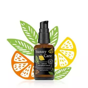 Натуральная двухфазная сыворотка - опалесцирующий концентрат активных ингредиентов - 30 мл E-fiore, Sunny Care