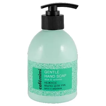 Натуральная косметика Нежное мыло для рук с алоэ и вербеной 300мл, Generic