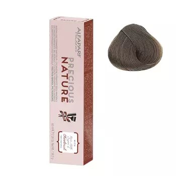 Натуральная краска для волос без аммиака 6нф темный натуральный холодный блондин Alfaparf Precious Nature, 60 мл