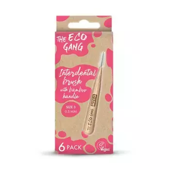 Натуральная межзубная щетка Cepillo Interdental Bambu The Eco Gang, 6 UD