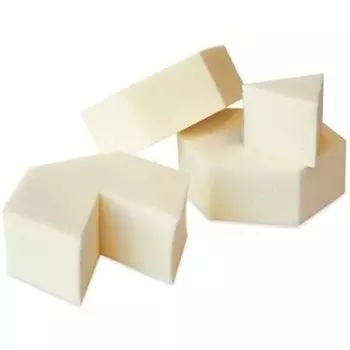Натуральная нарезанная губка для макияжа, 1 шт., Couleur Caramel