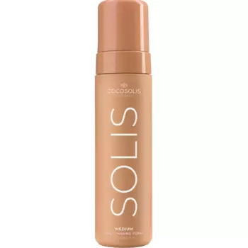 Натуральная пена для автозагара, светло-коричневая, 200 мл Cocosolis Solis medium