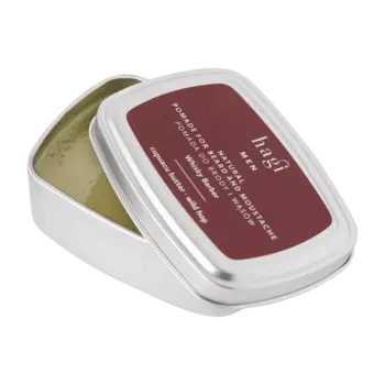 Натуральная помада для укладки бороды и усов Hagi Whisky Barber, 70 мл