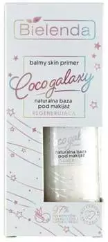 Натуральная регенерирующая основа под макияж, 30 мл Bielenda, Balmy Skin Primer Coco Galaxy
