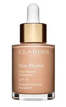 Натуральная увлажняющая основа Skin Illusion, 109 пшеницы, Spf15, 30 мл Clarins