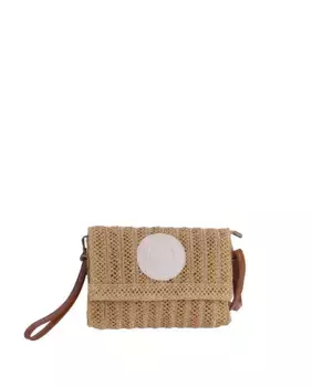 Натуральная женская сумка через плечо Livia с магнитом Don Algodn, цвет Natural