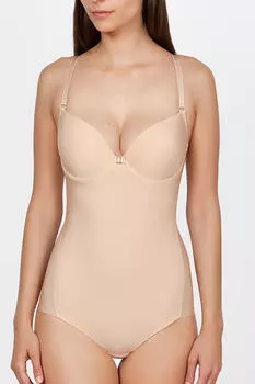 Натуральное боди с открытой спиной и чашкой пуш-ап Ivette Bridal Ivette Bridal, бежевый