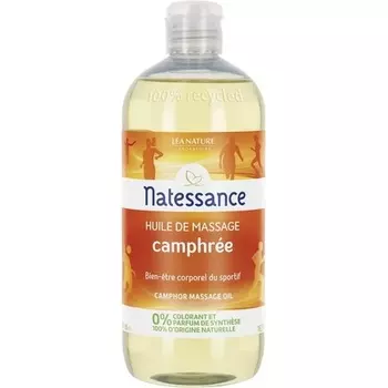 Натуральное камфорное массажное масло 500 мл Natessance