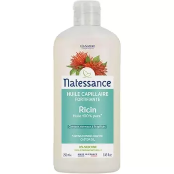 Натуральное касторовое масло для волос и ногтей 250 мл Natessance