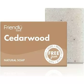 Натуральное кедровое мыло ручной работы 95г Friendly Soap
