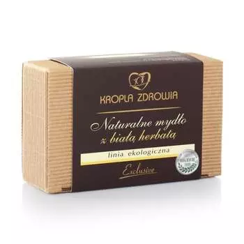 Натуральное мыло с белым чаем, 130 г Kropla Zdrowia