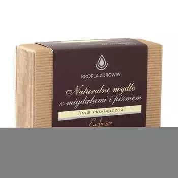 Натуральное мыло с миндалем и мускусом, 130 г Kropla Zdrowia