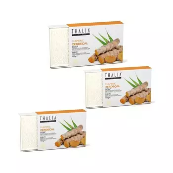 Натуральное мыло Thalia с куркумой, 3 x 150 г