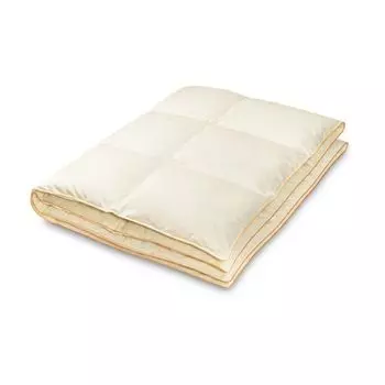 Натуральное одеяло пуховое 80% пух 220/200 2,50кг бежевый Wilpol bis