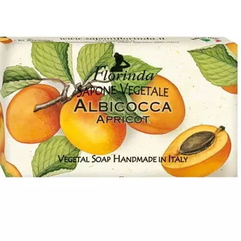 Натуральное растительное мыло АБРИКОС, 100 г Florinda