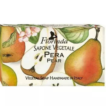 Натуральное растительное мыло ГРУША, 100 г Florinda
