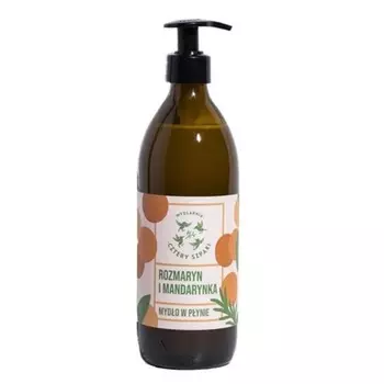 Натуральное жидкое мыло Розмарин и Мандарин 500 мл Mydlarnia Czt Assorted