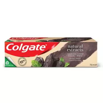 Натуральные экстракты, зубная паста Угольно-белый, 75 мл Colgate