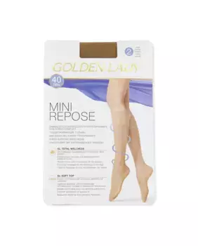 Натуральные базовые мини-чулки Golden Lady, бронзовый