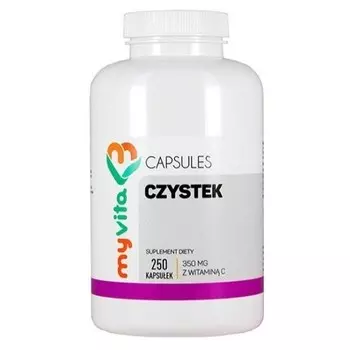 Натуральные капсулы с витамином С цистуса - 250 штук Myvita